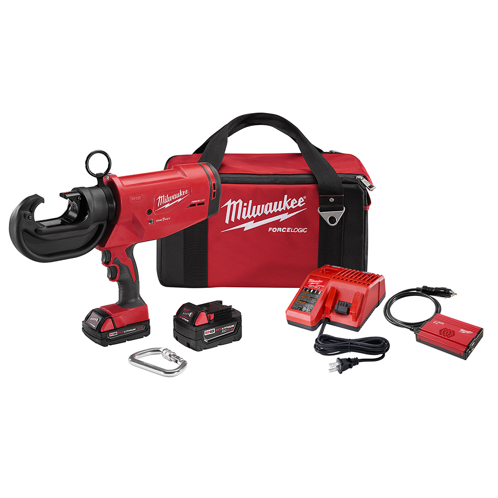 Milwaukee M18 FORCE LOGIC 12 Ton Utility Crimper Kit from GME Supply