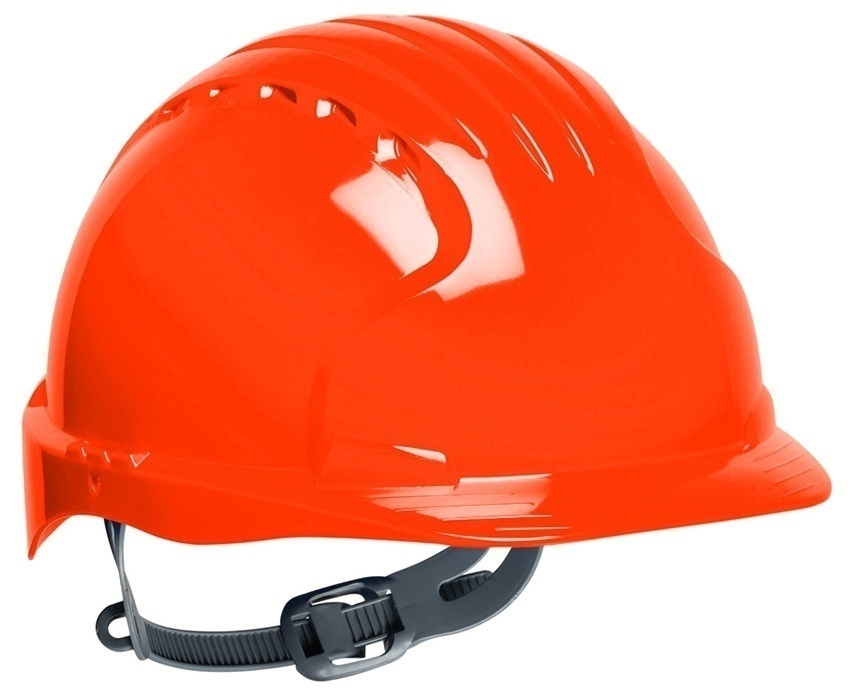 JSP Evolution 6121 Standard Brim HDPE Shell Hard Hat/6 Point from GME Supply