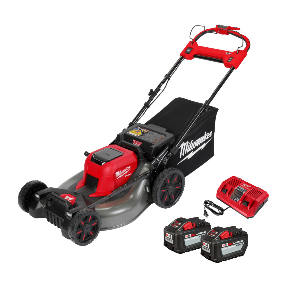 Milwaukee M18 FUEL 21-Inch Self-Propelled Dual Battery Mower Kit from GME Supply