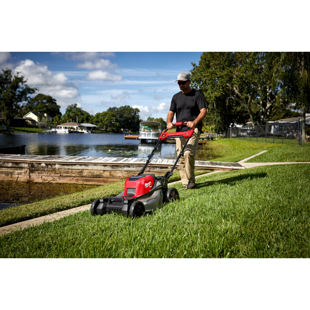 Milwaukee M18 FUEL 21-Inch Self-Propelled Dual Battery Mower Kit from GME Supply