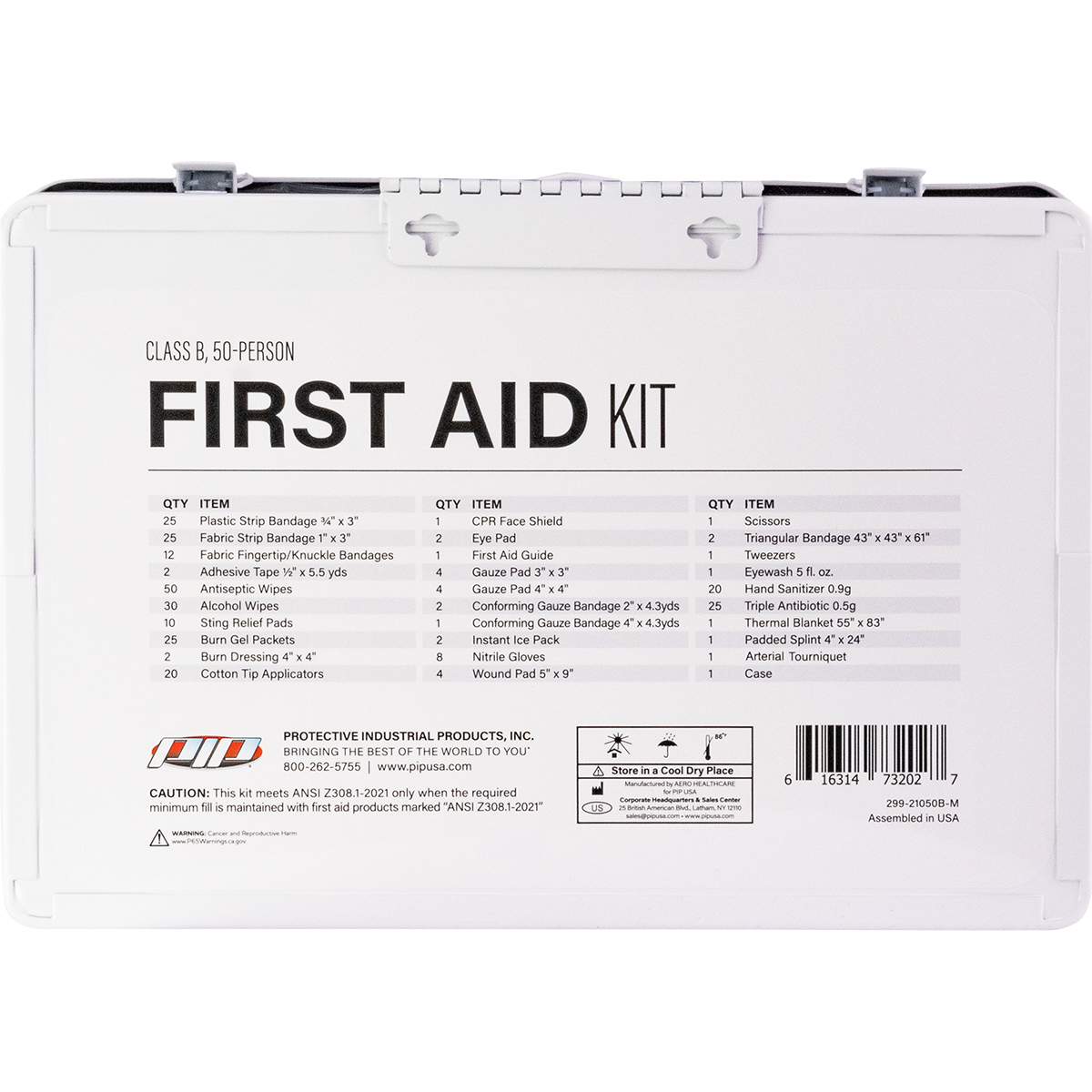 PIP ANSI Class B Metal First Aid Kit - 50 Person from GME Supply