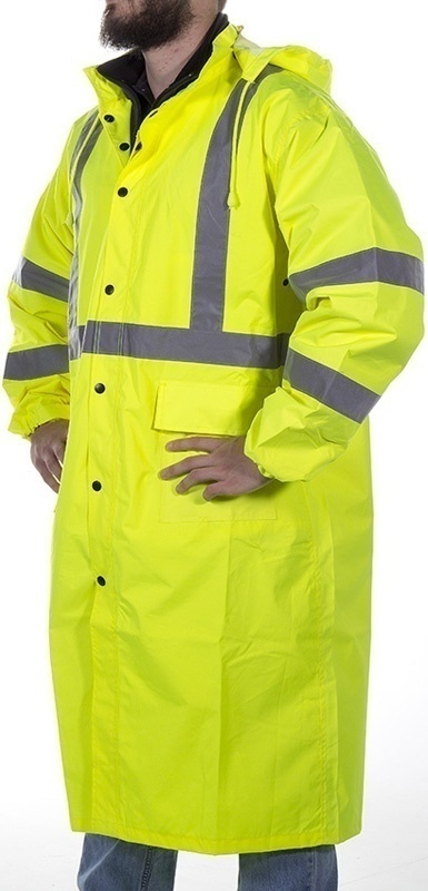 2W International Long Class 3 Rain Coat from GME Supply