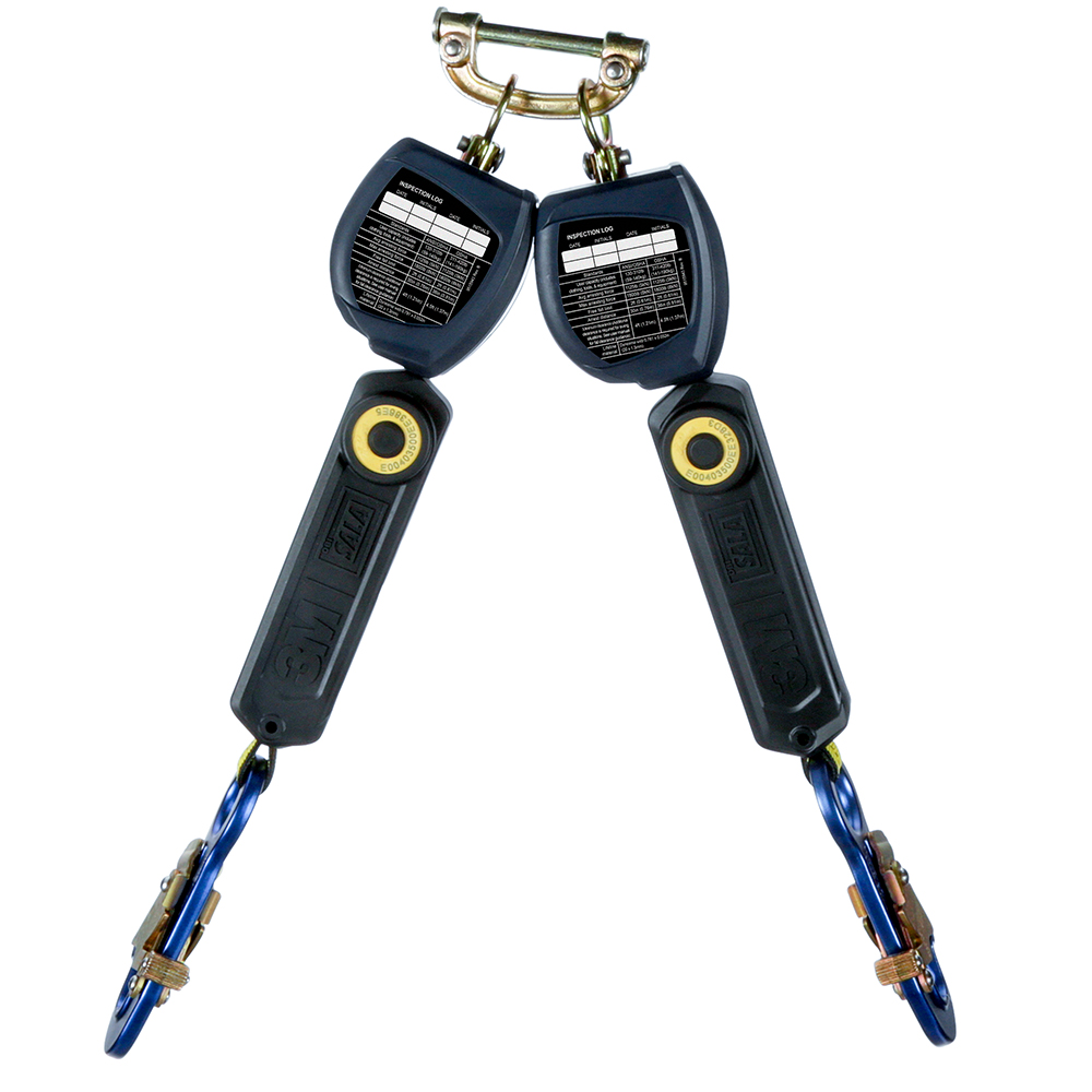 3M DBI-SALA Class 1 Direct Mount Nano-Lok Personal Twin-Leg Self-Retracting Lifeline from GME Supply