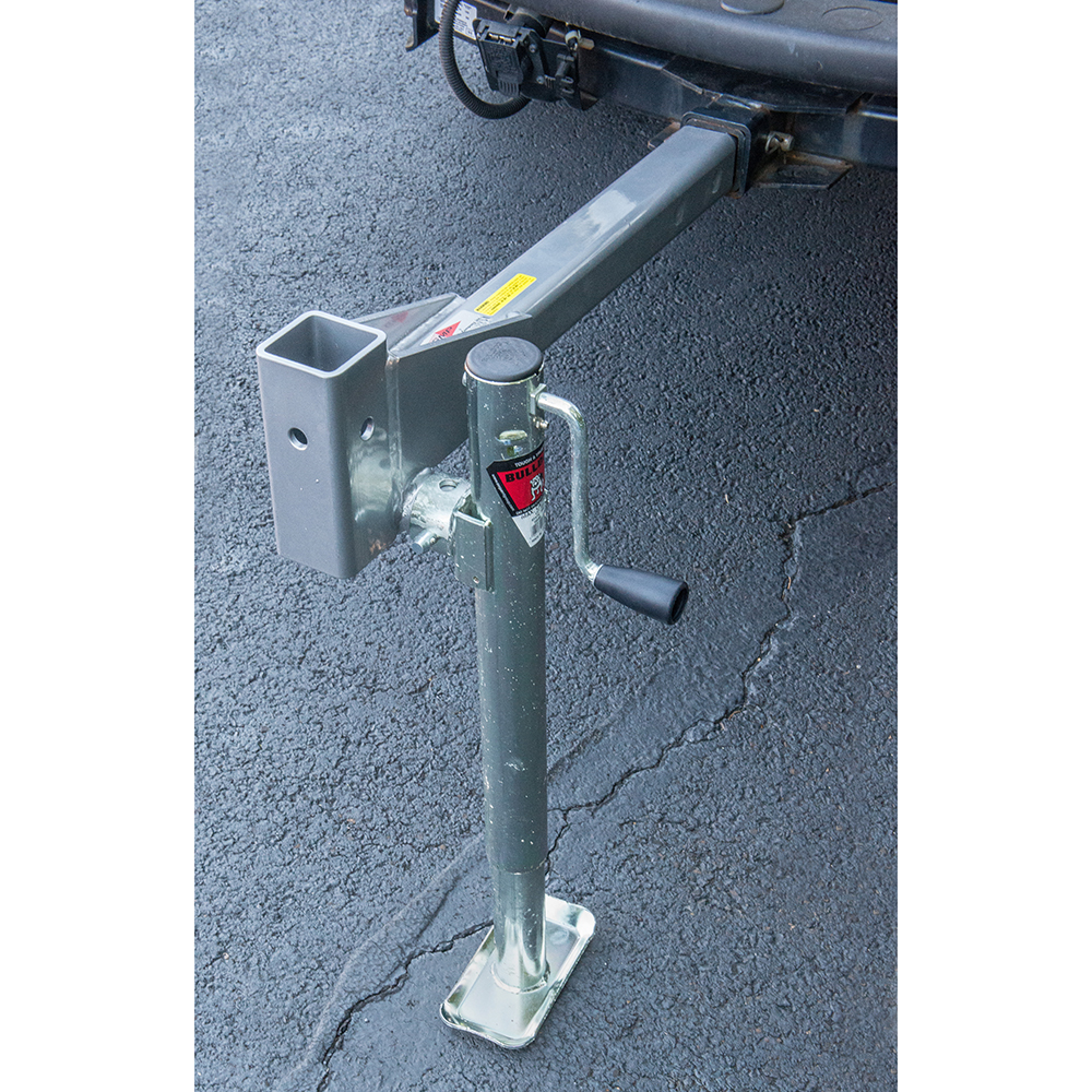 GMP Vehicle Receiver Mount with Support Jack for Hydraulically Limited Cable Puller from GME Supply