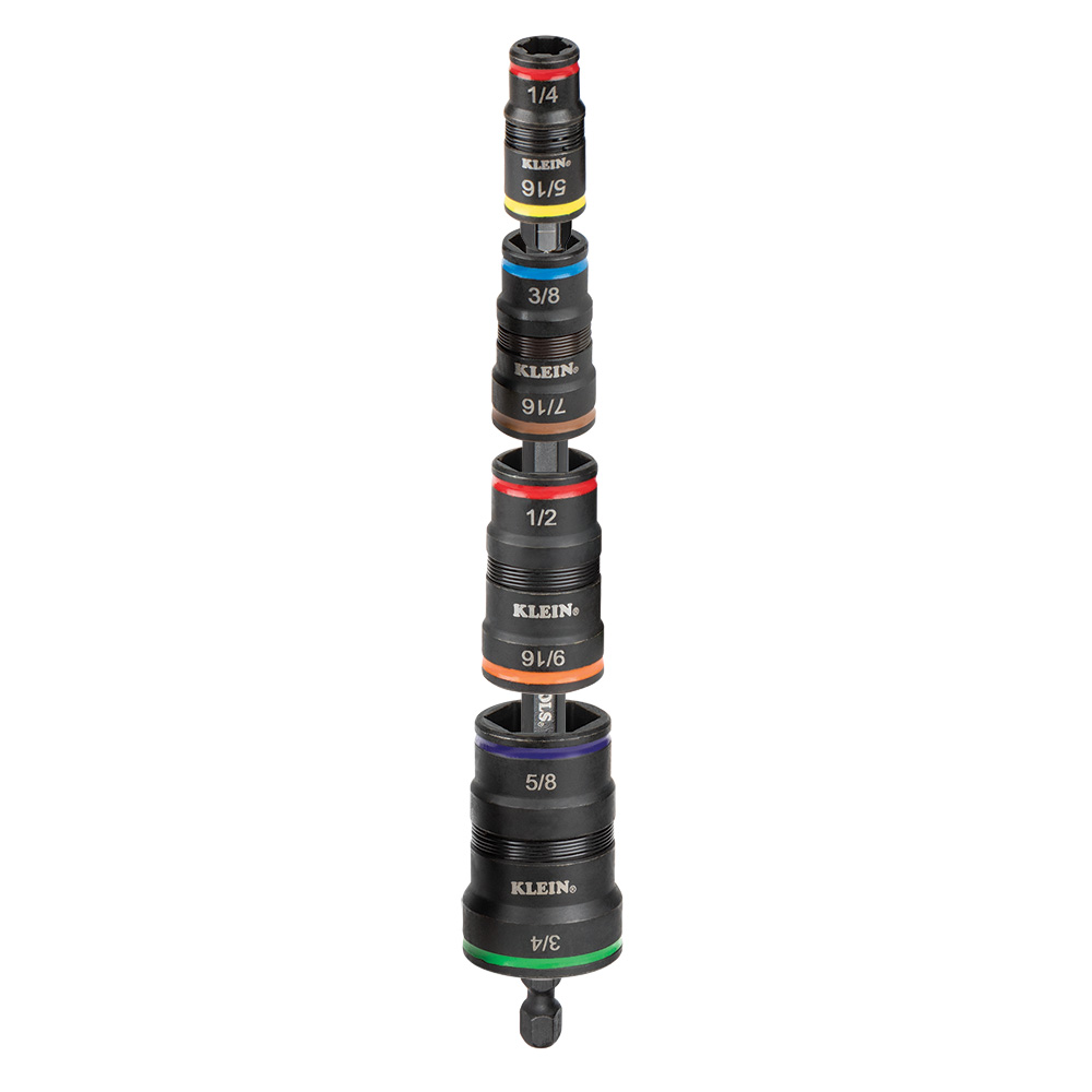 Klein Tools 9-in-1 Impact Flip Socket from GME Supply