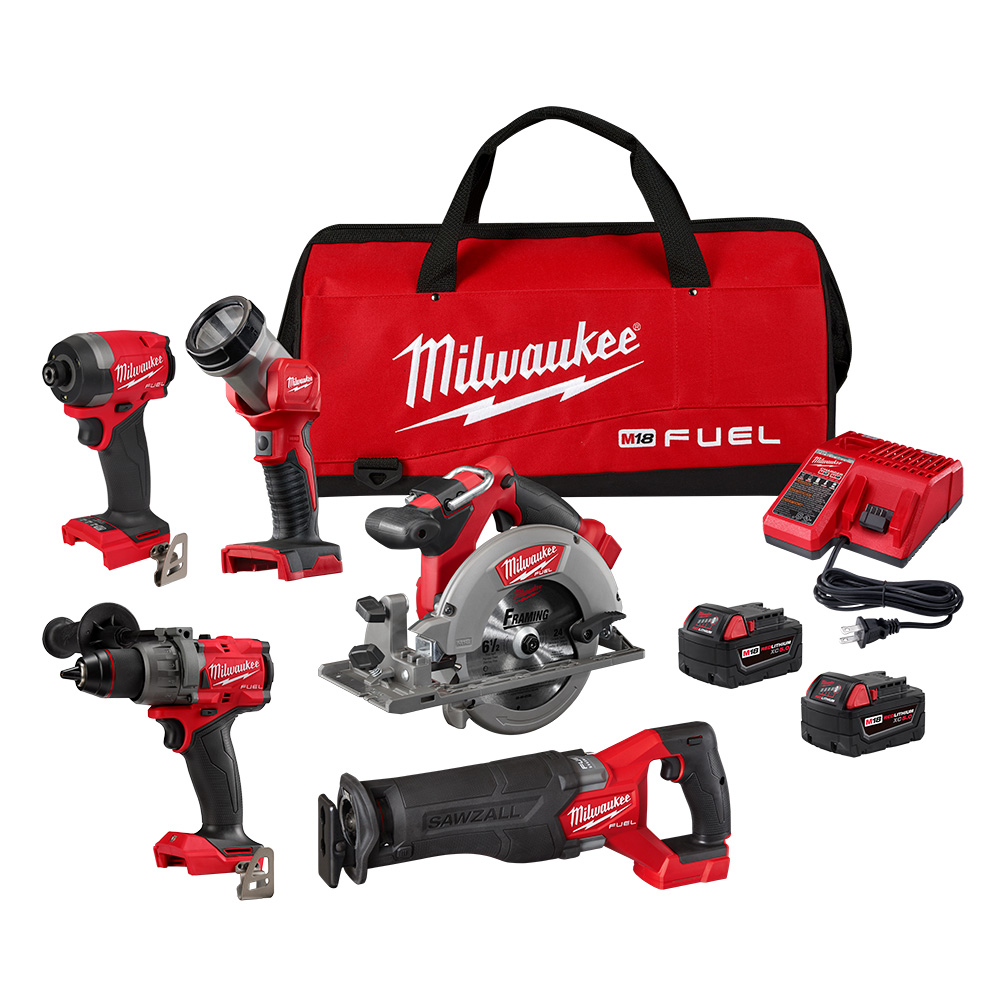 Milwaukee M18 Fuel 5-Tool Combo Kit from GME Supply