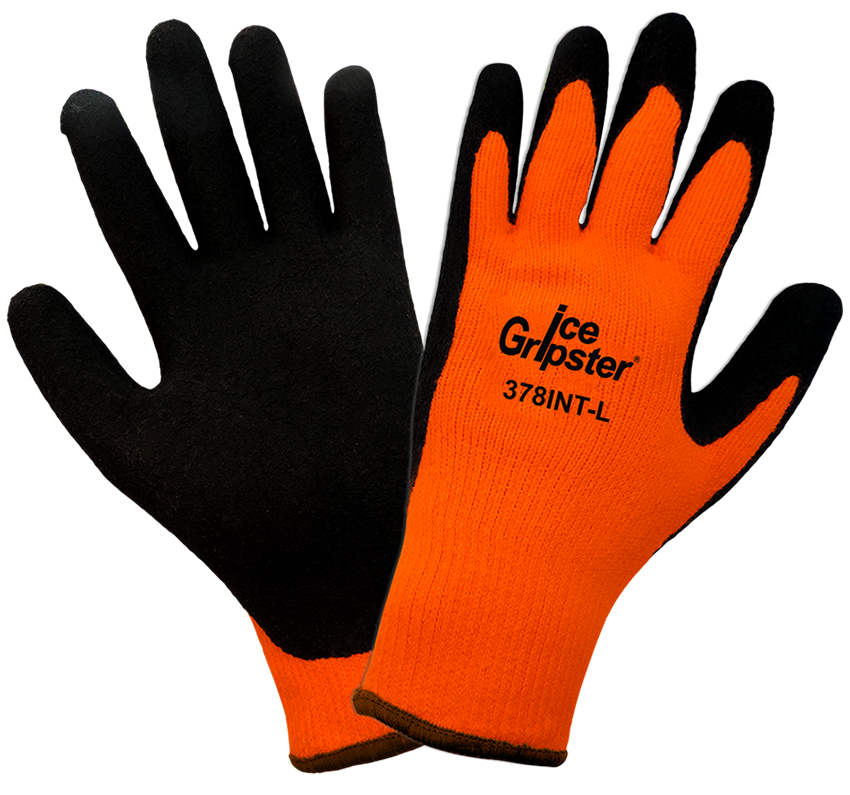 Ice Gripster 378INT Water Repellent Coated Cold Weather Gloves (12 Pairs) from GME Supply