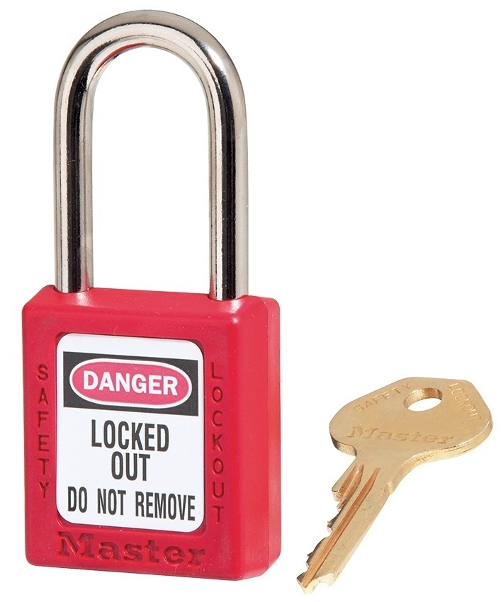 Master Lock 410 1-1/2 Inch (38mm) Zenex Thermoplastic Safety Padlock with 1-1/2 Inch (38mm) Shackle from GME Supply