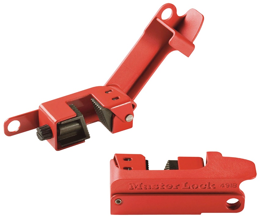 Master Lock Grip Tight Circuit Breaker Lockout for Tall and Wide Toggles from GME Supply