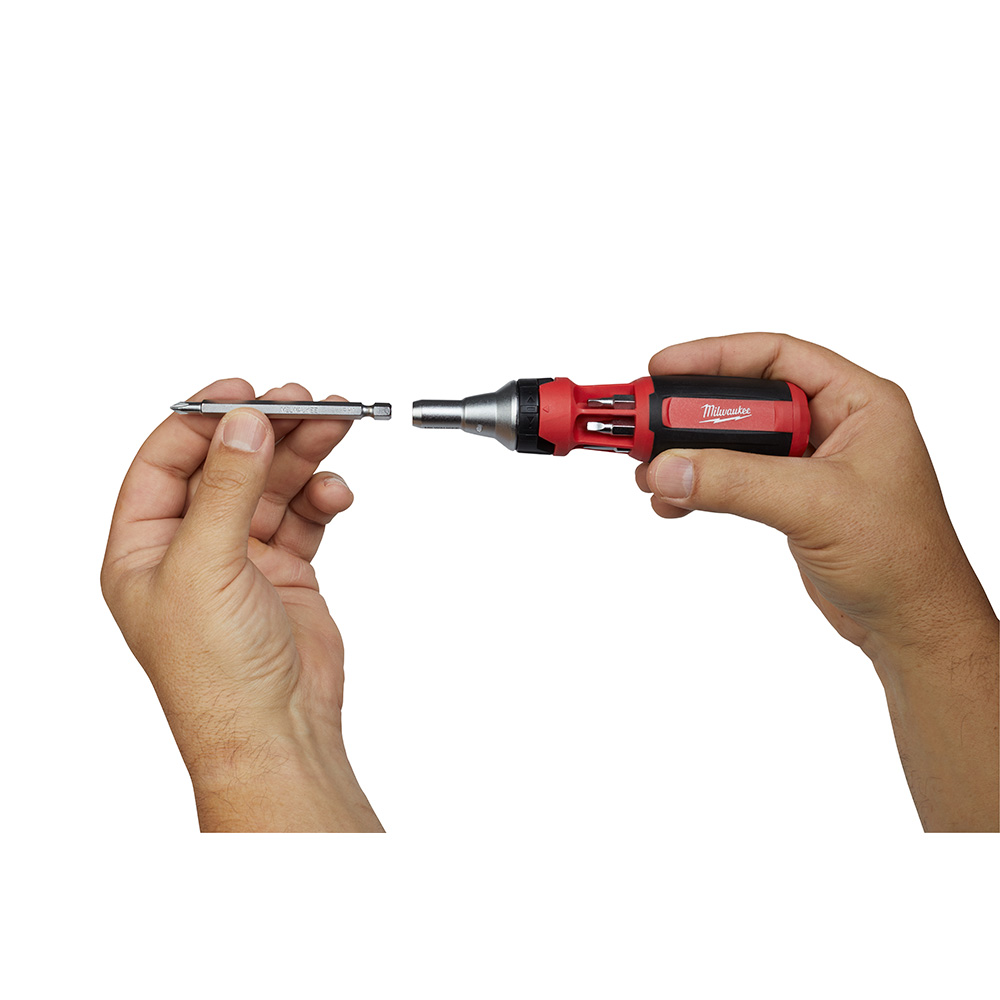 Milwaukee 9-in-1 Square Drive Ratcheting Multi-Bit Driver from GME Supply