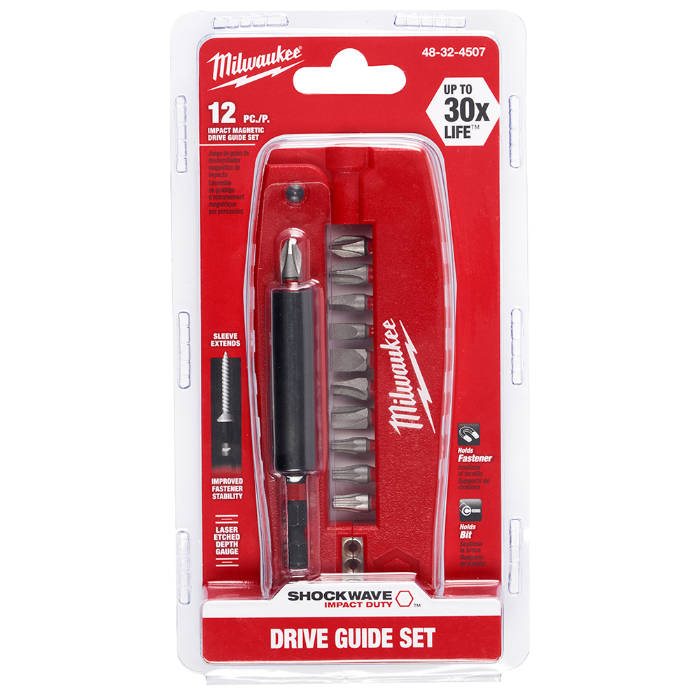 Milwaukee SHOCKWAVE 12-Piece Impact Drive Guide Set  from GME Supply