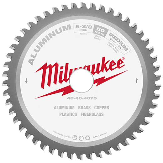 Milwaukee 5-3/8 inch 50 tooth Circular Saw Metal Cutting Blade from GME Supply