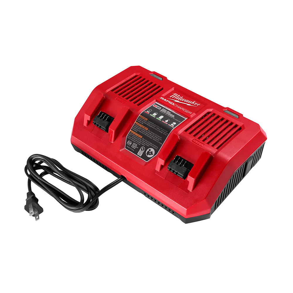 Milwaukee M18 Dual Bay Simultaneous Rapid Charger from GME Supply