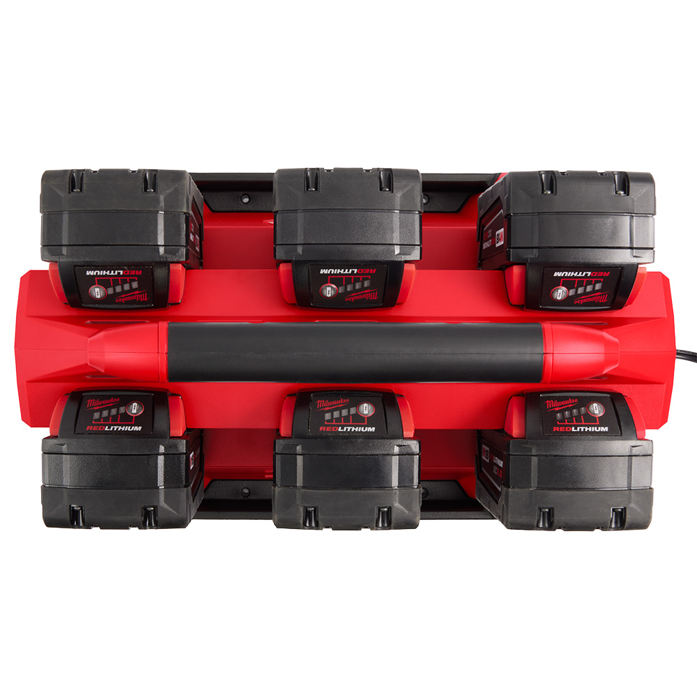 Milwaukee M18 PACKOUT Six Bay Rapid Charger from GME Supply