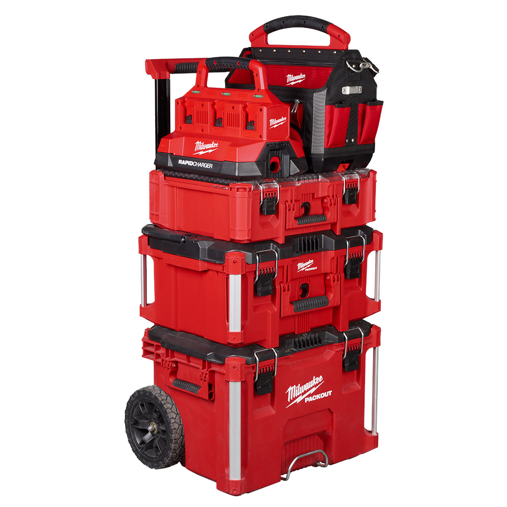 Milwaukee M18 PACKOUT Six Bay Rapid Charger from GME Supply