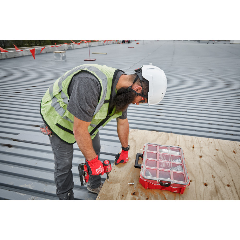 Milwaukee Type 2 Vented Safety Helmet with BOLT Accessory Clips from GME Supply