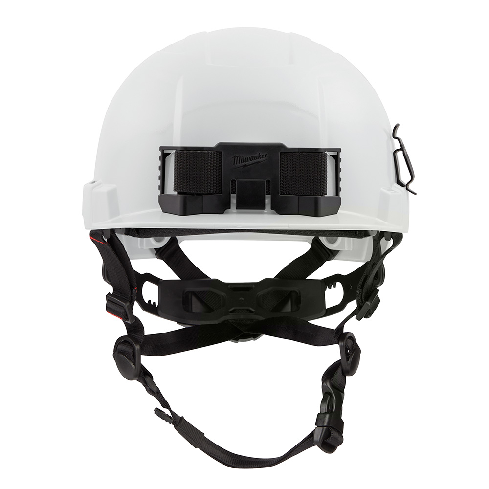 Milwaukee Type 2 Front Brim Safety Helmet with BOLT Accessory Clips from GME Supply