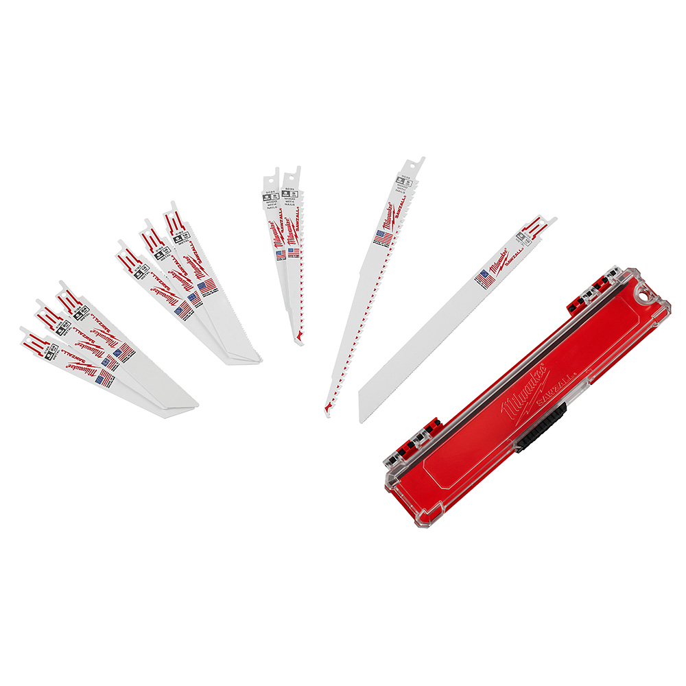 Milwaukee SAWZALL 10 Piece General Purpose Blade Set from GME Supply