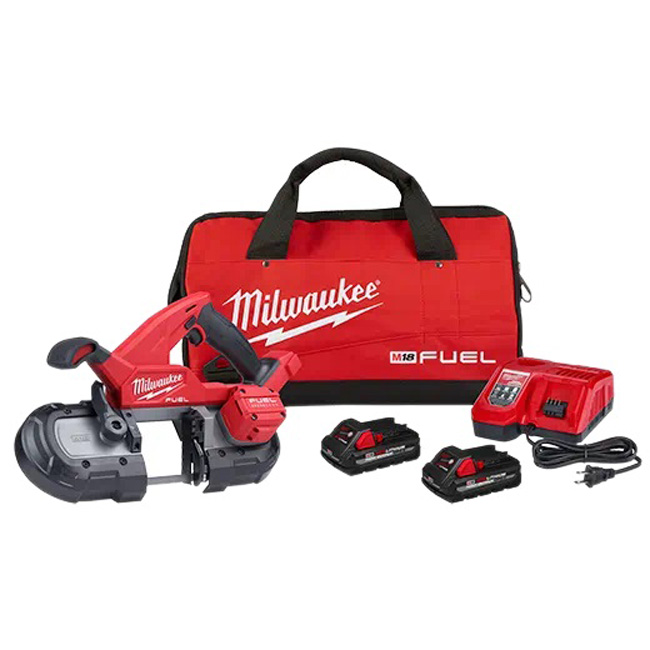 Milwaukee M18 FUEL Compact Band Saw Kit from GME Supply