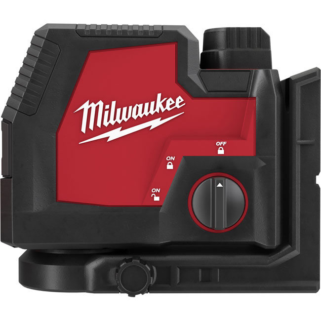 Milwaukee USB Rechargeable Green Cross Line & Plumb Points Laser from GME Supply