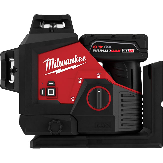 Milwaukee M12 Green 360° 3-Plane Laser Kit from GME Supply