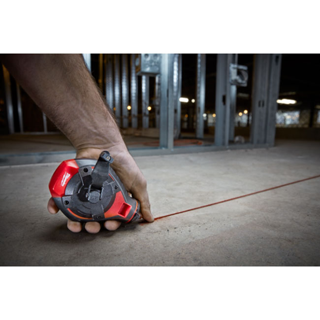 Milwaukee 100 Foot Bold Line Kit with Red Chalk from GME Supply