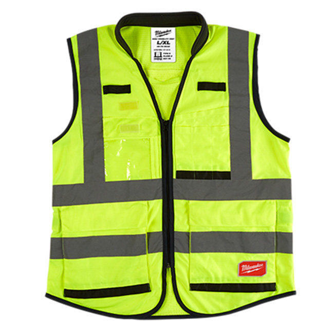 Milwaukee Hi-Visibility Performance Vest-Yellow from GME Supply