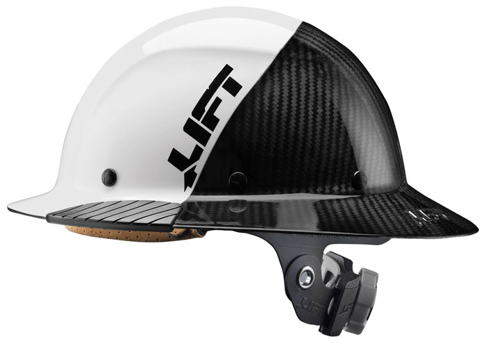 Lift Safety DAX Fifty 50 Carbon Fiber Full Brim Hard Hat from GME Supply