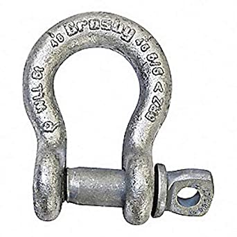 Crosby G-209A 5/8 Inch Alloy Screw Pin Shackle from GME Supply