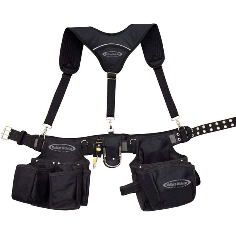 McGuire-Nicholas Three Piece Heavy Duty Suspension Rig Tool Belt Combo with Suspenders from GME Supply