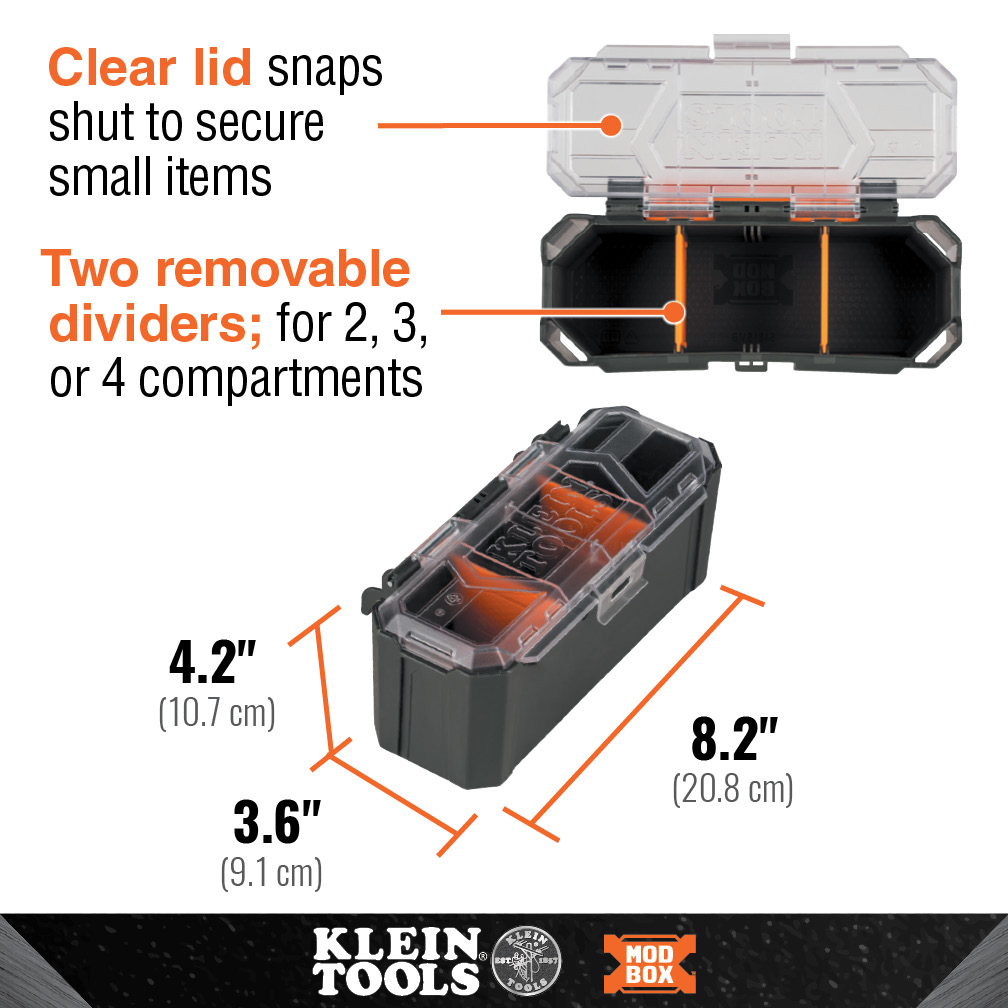 Klein Tools MODbox Parts Bin Rail Attachment from GME Supply