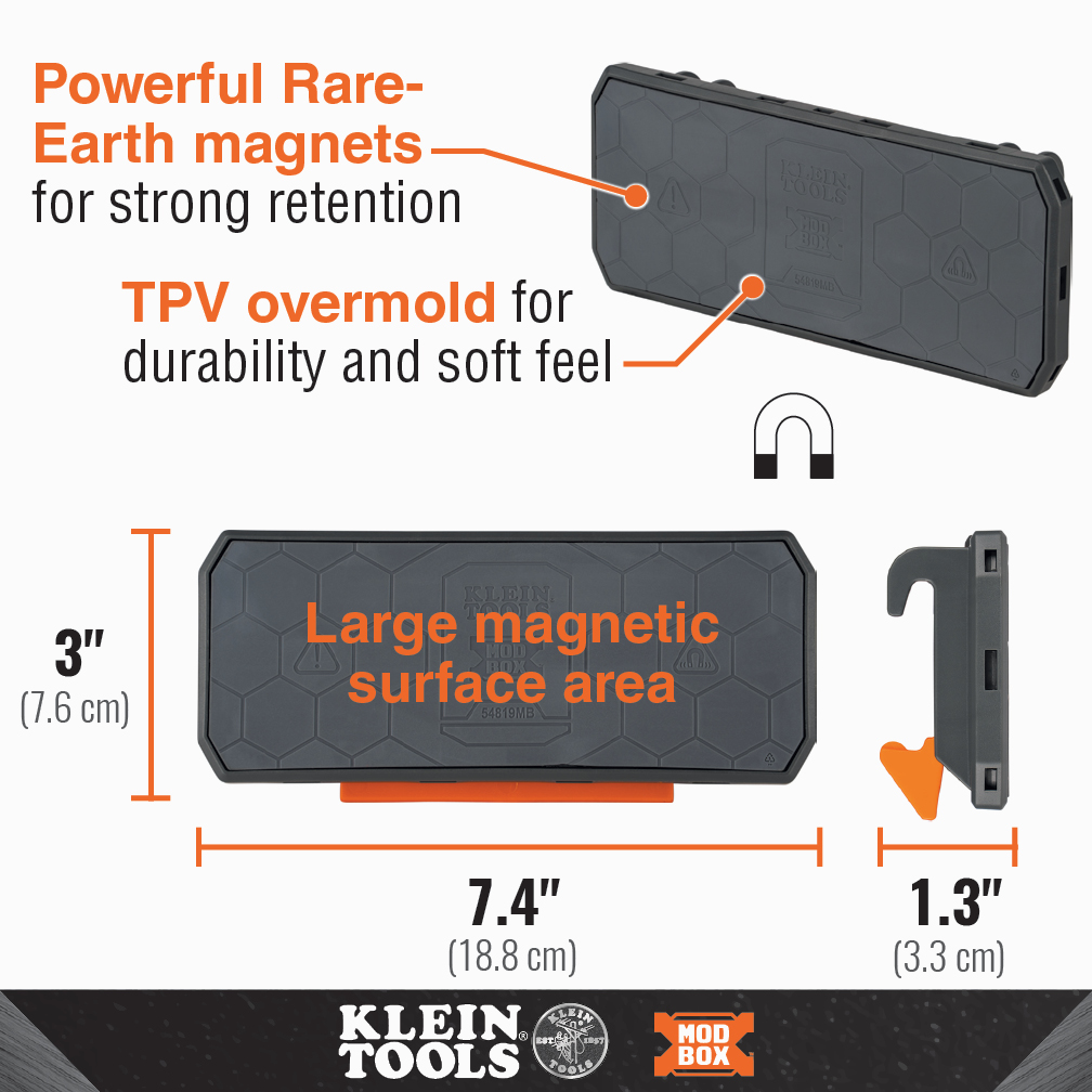 Klein Tools MODbox Magnetic Strip Rail Attachment from GME Supply