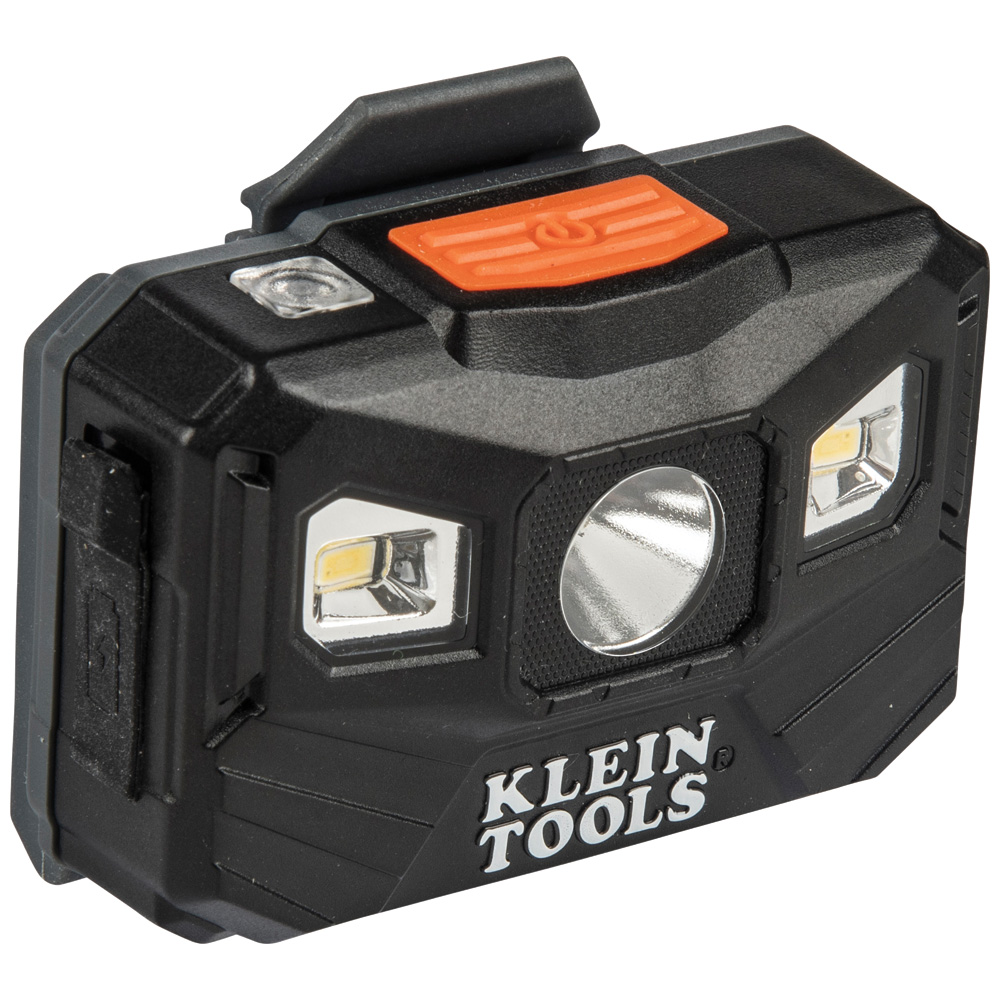 Klein Tools KARBN Vented Class C Full Brim Hard Hat with Headlamp from GME Supply