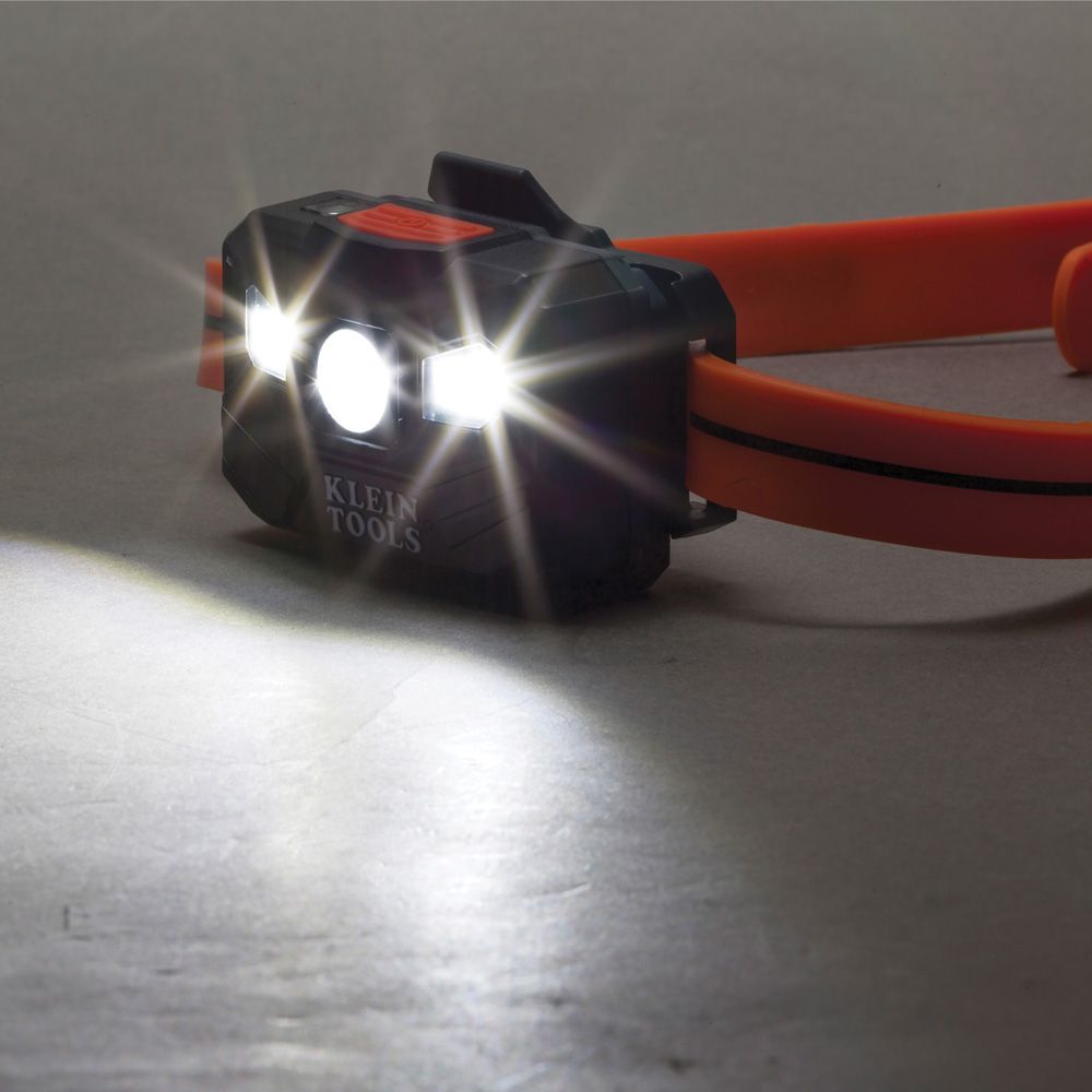 Klein Tools 400 Lumen Rechargeable Headlamp with Silicone Strap from GME Supply