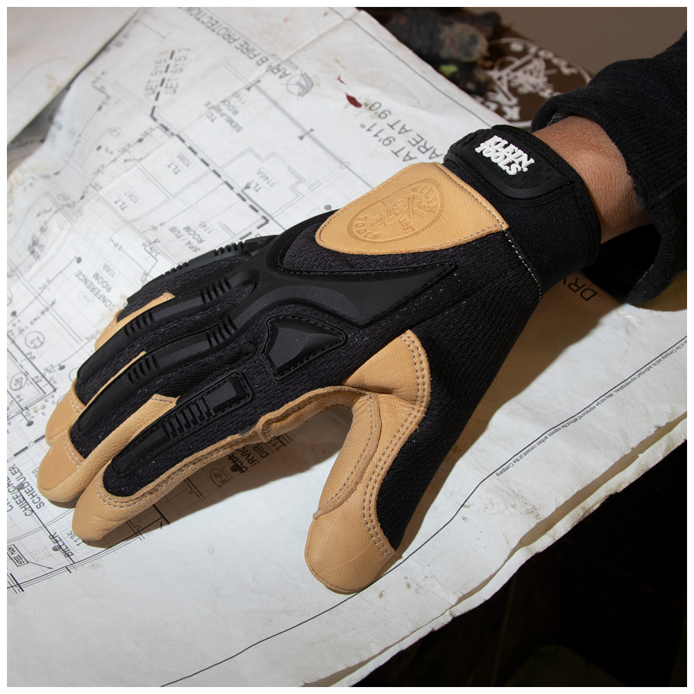 Klein Tools Leather Work Gloves from GME Supply