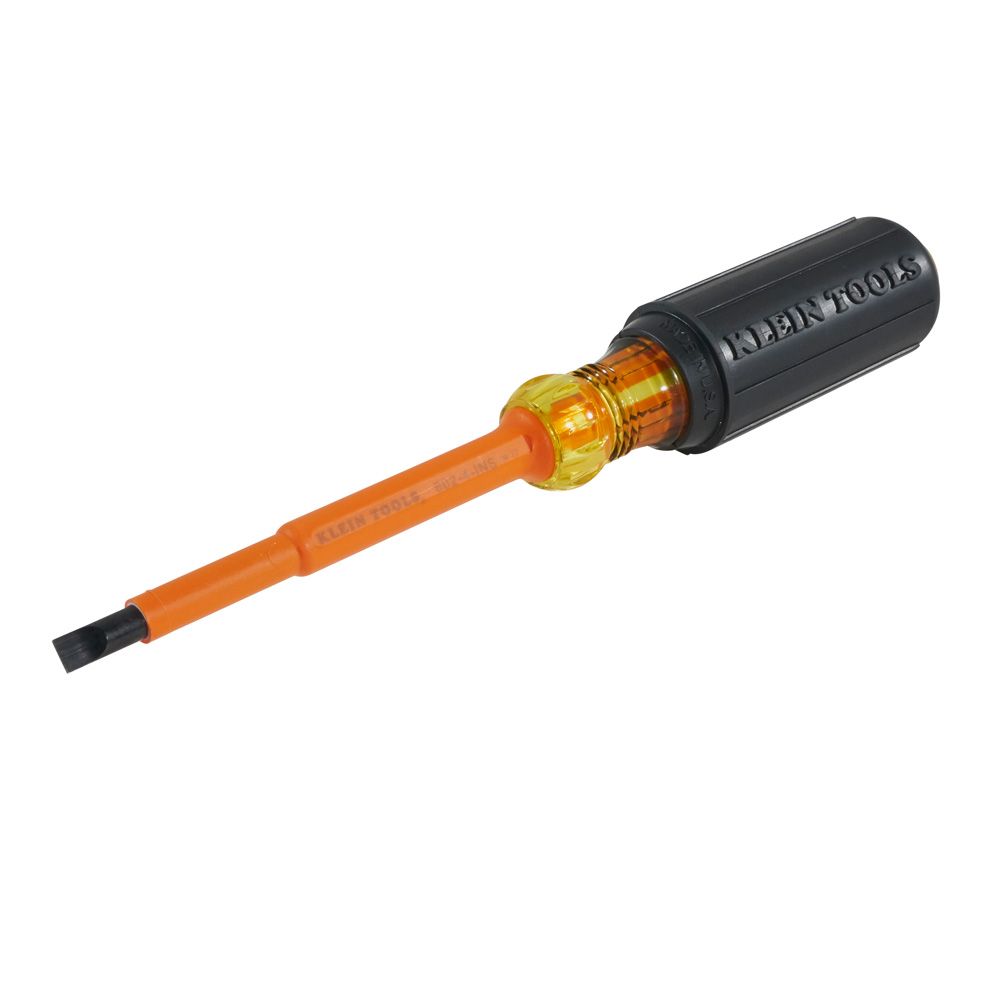 Klein Tools 602-4-INS 1/4 Inch Cabinet Tip Insulated Screwdriver from GME Supply