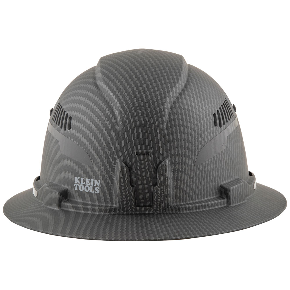 Klein Tools KARBN Vented Class C Full Brim Hard Hat with Headlamp from GME Supply