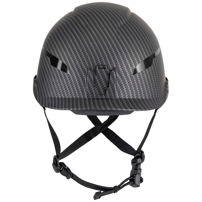 Klein Tools Premium KARBN Non-Vented Class E Safety Helmet with Headlamp from GME Supply