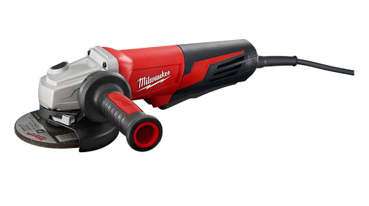 Milwaukee 13 Amp 5 Inch Small Angle Grinder Paddle, Lock-On from GME Supply