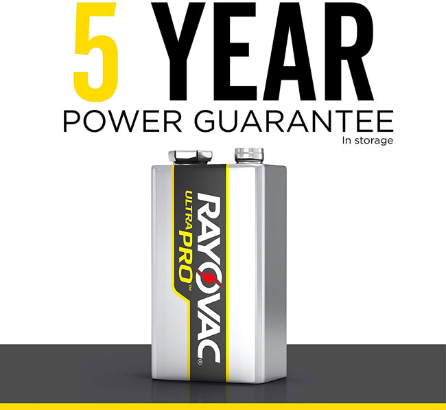 Rayovac 9V Batteries, Ultra Pro - 8 Pack from GME Supply