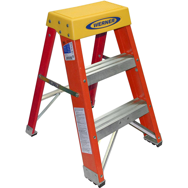 Werner Type 1A Fiberglass Step Ladders from GME Supply