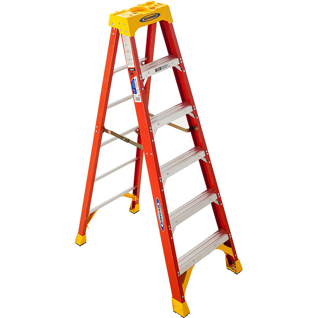 Werner Type 1A Fiberglass Step Ladders from GME Supply