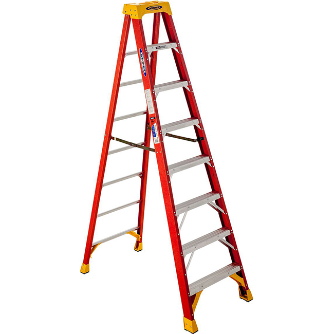 Werner Type 1A Fiberglass Step Ladders from GME Supply