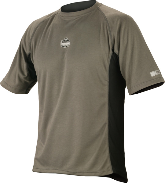 Ergodyne 6420 CORE Performance Work Wear Short Sleeve Gray T-Shirt from GME Supply