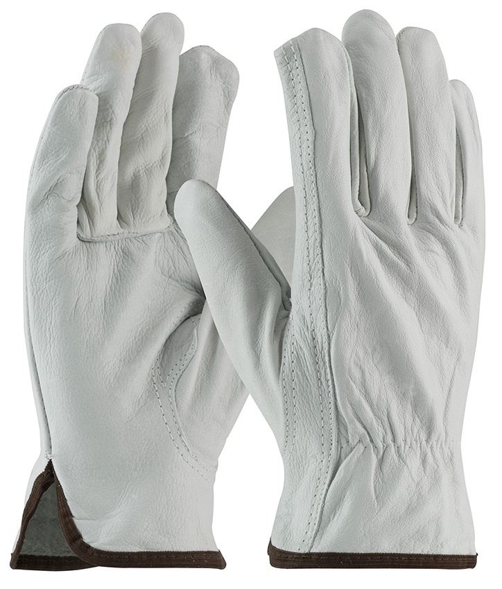 PIP Economy Grade Top Grain Cowhide Leather Driver Glove Thumb (Dozen) from GME Supply