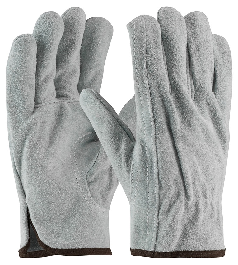 PIP Premium Grade Split Cowhide Leather Drivers Glove with Keystone Thumb (12 Pair) from GME Supply