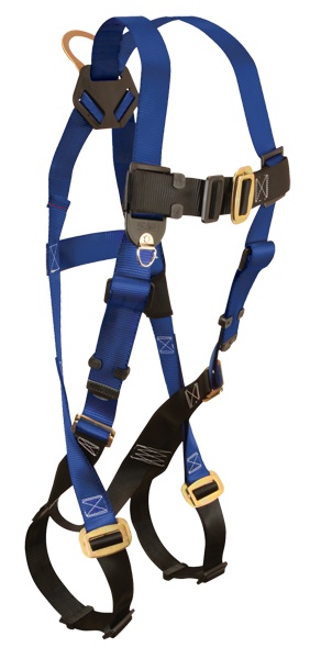 FallTech Contractor 1 D-Ring Climbing Harness with Pass-Thru Leg Buckles from GME Supply