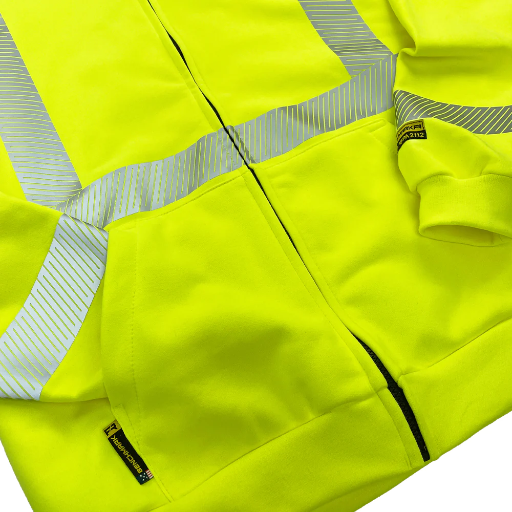 Benchmark Amarillo Flame Resistant Hi-Visibility Hoodie from GME Supply