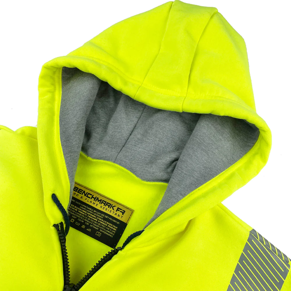 Benchmark Amarillo Flame Resistant Hi-Visibility Hoodie from GME Supply