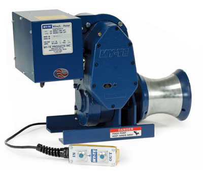 30-12, My-Te Utility Capstan Electric Winch-Hoist, 12 Volt DC from GME Supply